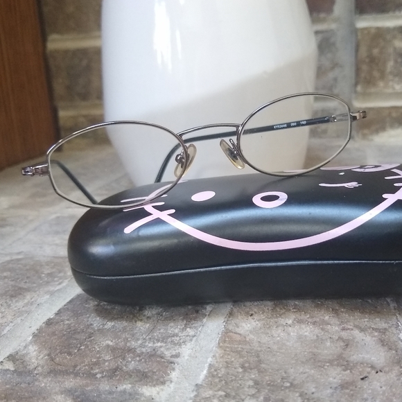 Dkny Accessories - DKNY Wireframe Glasses Black and Silver